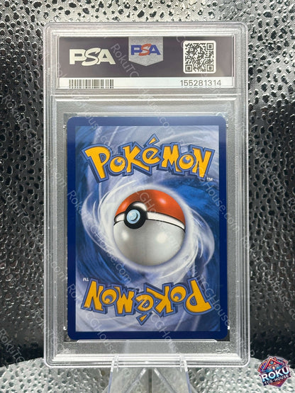 Back of Dreepy - Ascended Heroes - Pokemon Card in PSA 9 slab showcasing iconic Pokeball design.