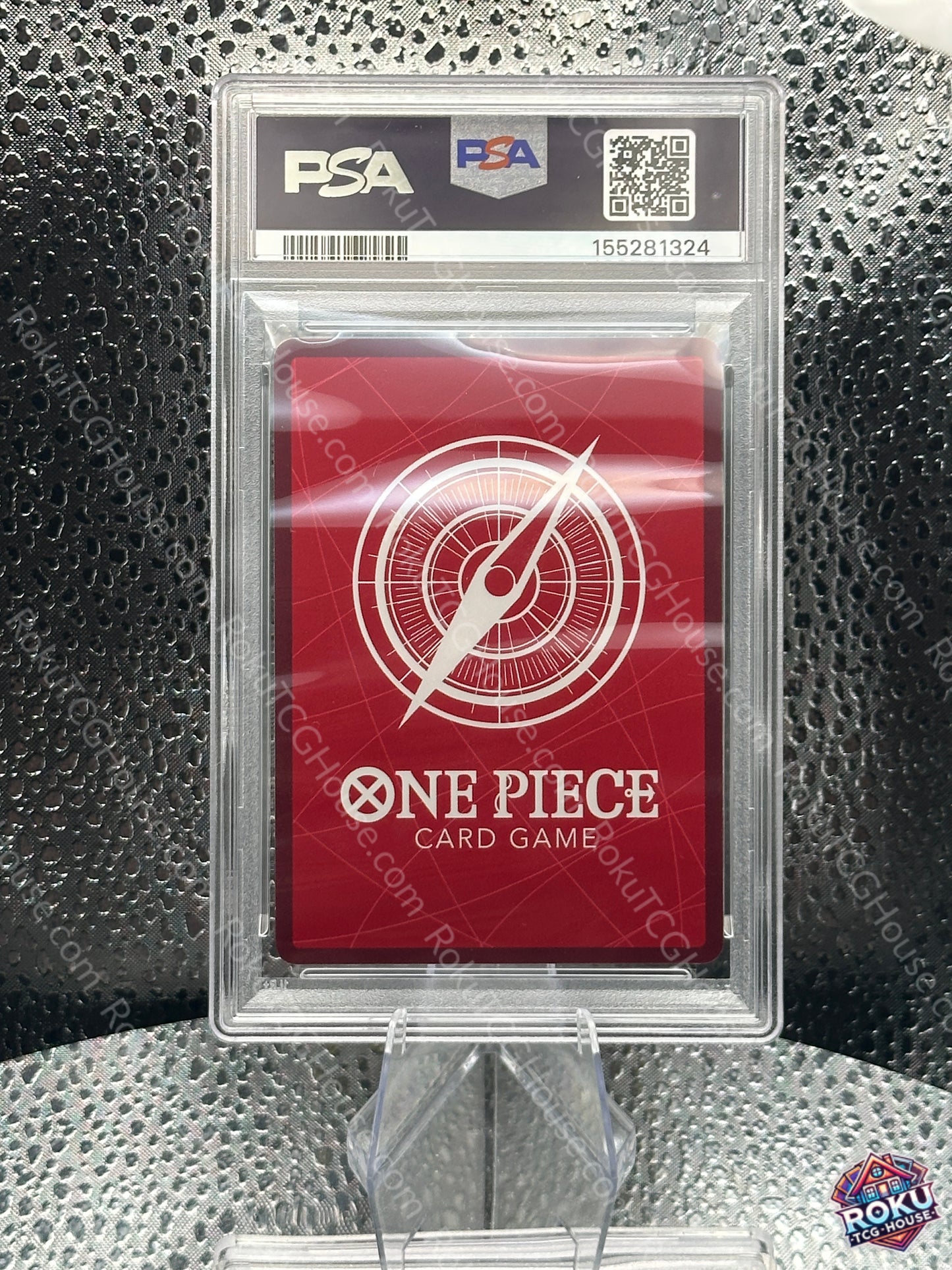 Monkey D. Luffy Starter Deck 29 One Piece Card PSA 9 back