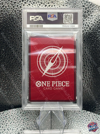 Monkey D. Luffy Starter Deck 29 One Piece Card PSA 9 back