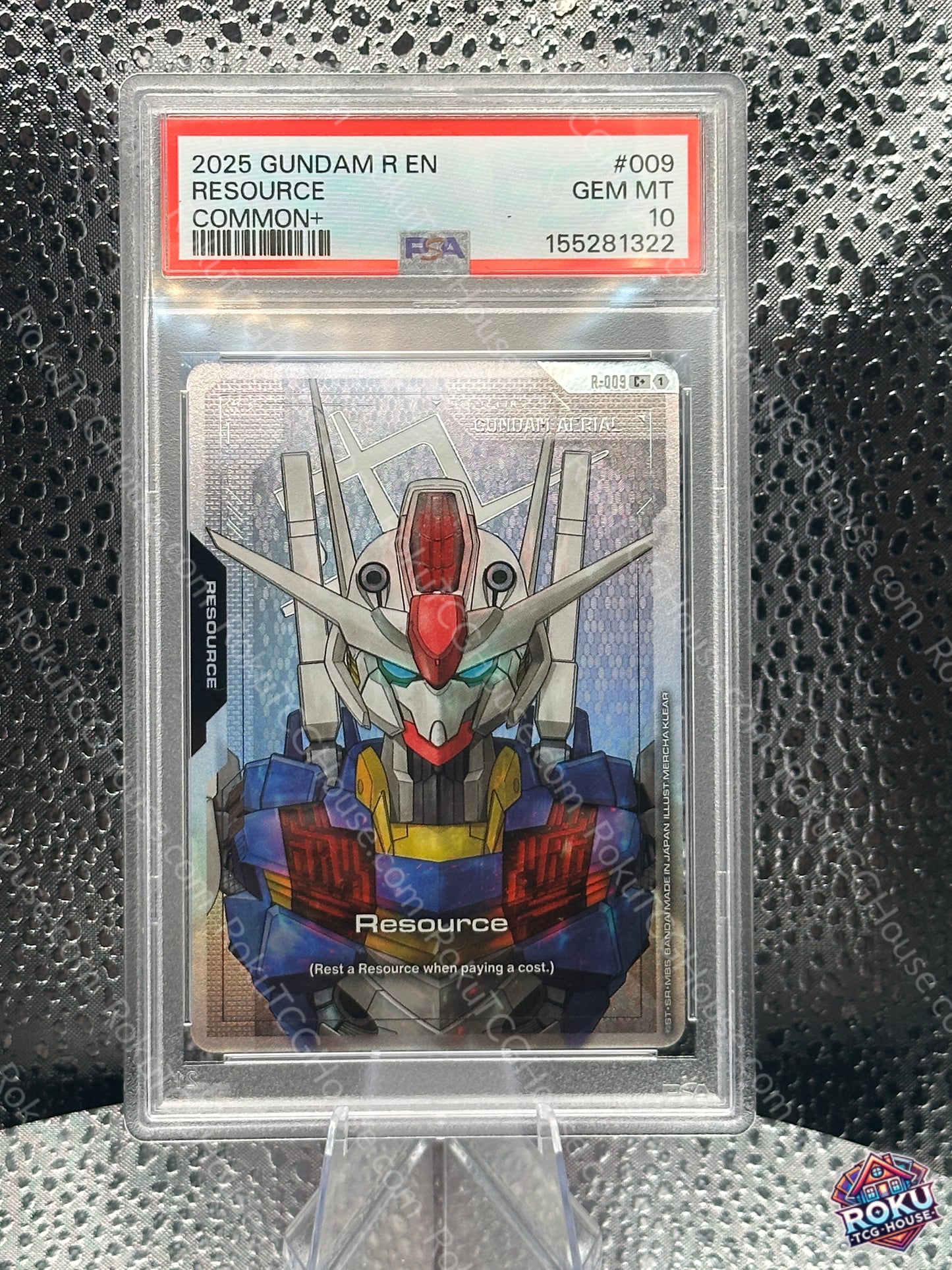 Resource (R-009) - Newtype Rising - Gundam TCG Card (PSA 10)