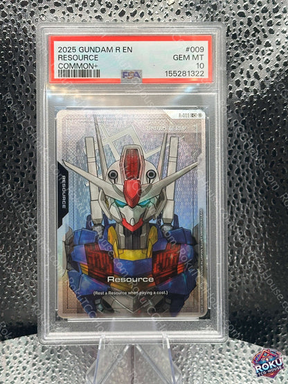 Resource (C+) (R-009) - Newtype Rising - Gundam Card (PSA 10)