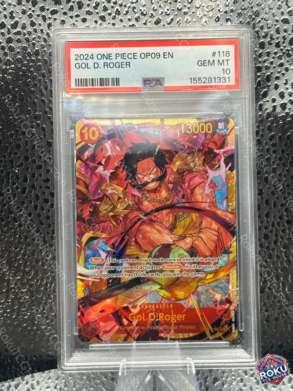 Gol.D.Roger (OP09-118) - Emperors in the New World - One Piece Card (PSA 10)