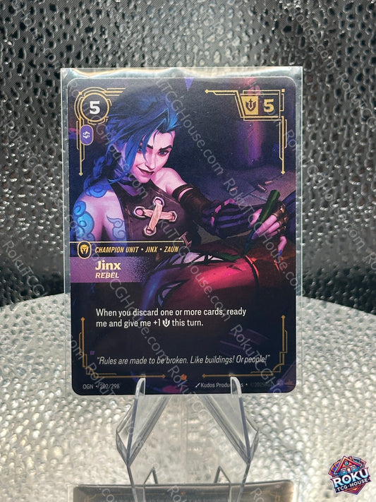 Jinx - Rebel (202/298) - Origins - Riftbound Card (NM)