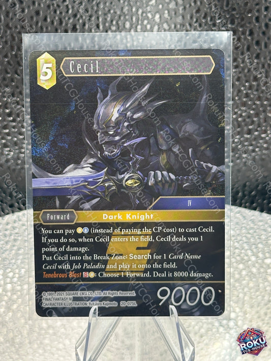 Cecil (20-075L) - Dawn of Heroes - Final Fantasy TCG Card (NM)
