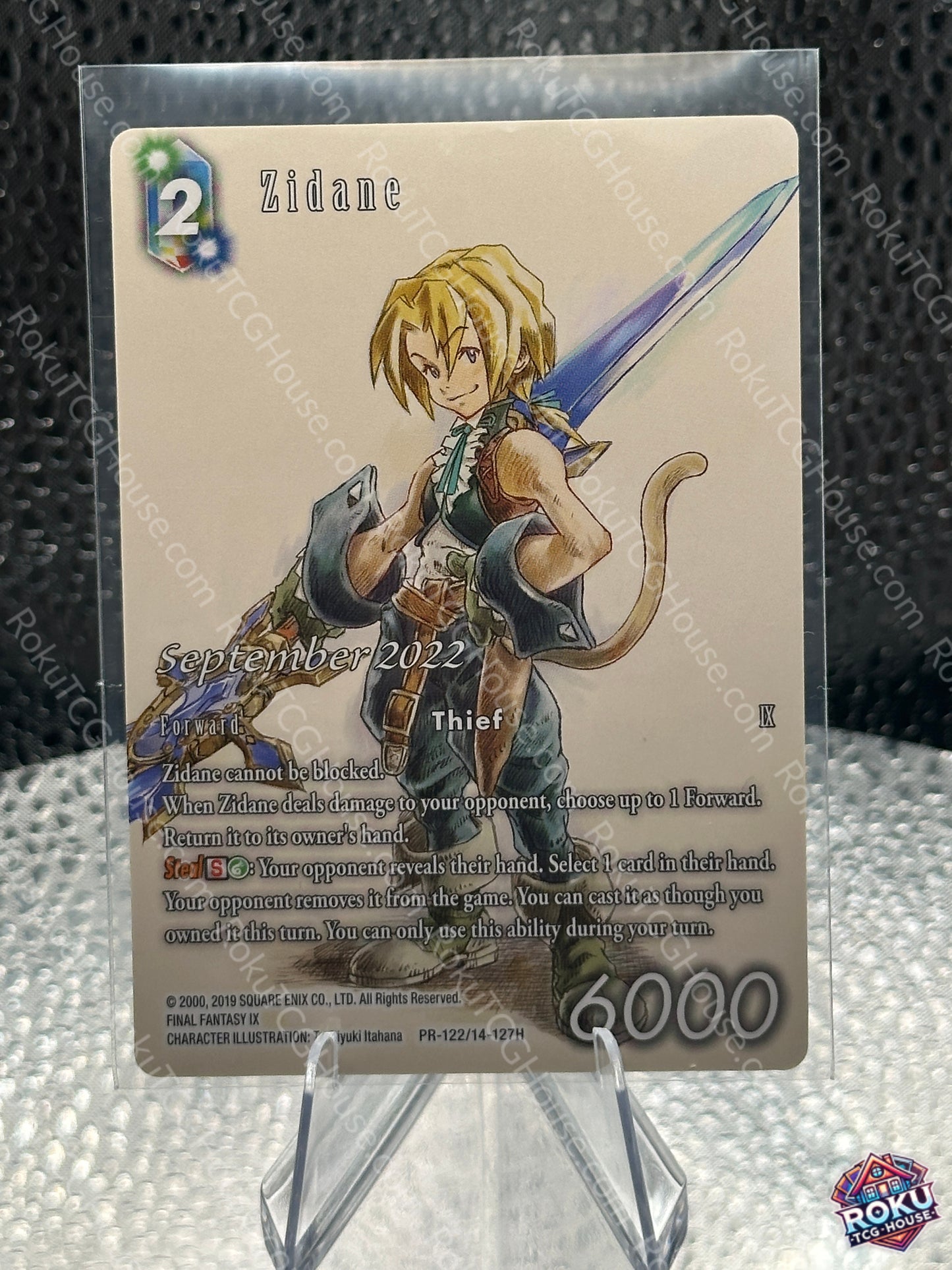 Zidane - Full Art (PR-122) - FF: Promo Cards - Final Fantasy TCG Card (NM)