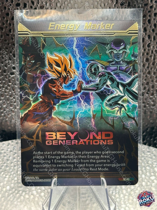 Energy Marker (Gold) (Beyond Generations) (M-48) - Three Glorious Fighters - Dragon Ball Super Card (NM)