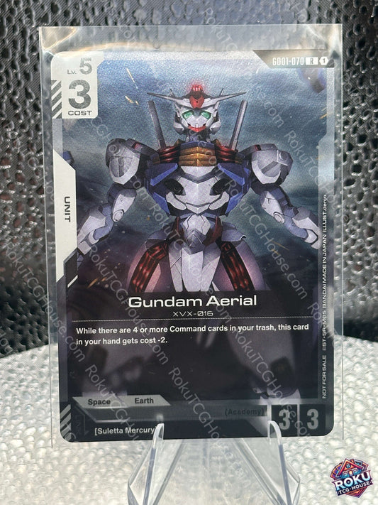 Gundam Aerial (GD01-070) - Gundam Promotional Cards - Gundam Card (NM)