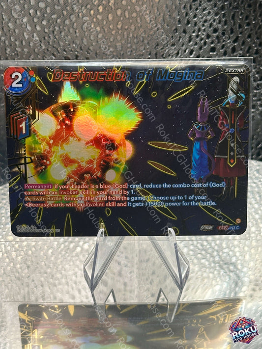 Destruction of Mogina - Gold-Stamped (BT27-113) - History of Z - Dragon Ball Super Card (NM)