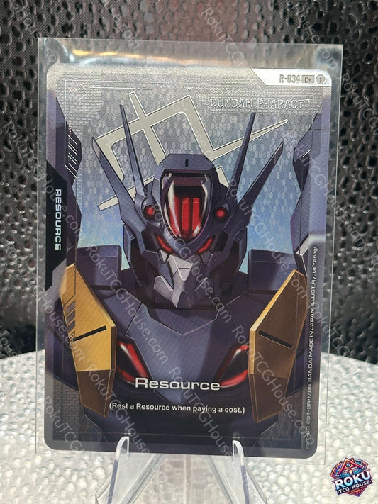 Resource (C+) (R-034) - Phantom Aria - Gundam Card (NM)