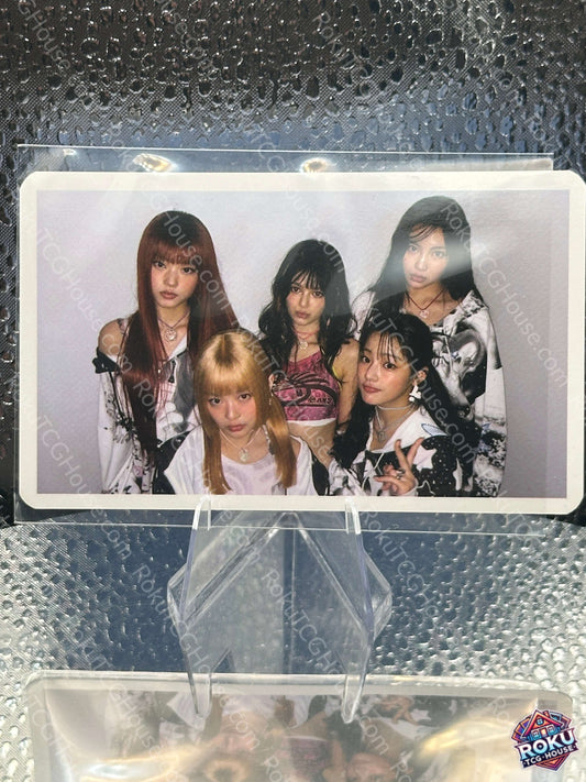 New Jeans (Serious Stare) - K-Pop Group Photo-Card (NM)