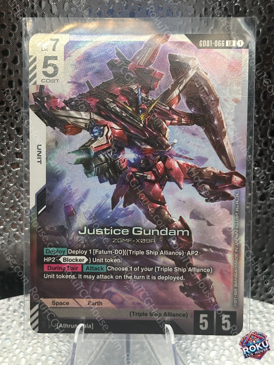 Justice Gundam (GD01-066) - Newtype Rising - Gundam Card (NM)