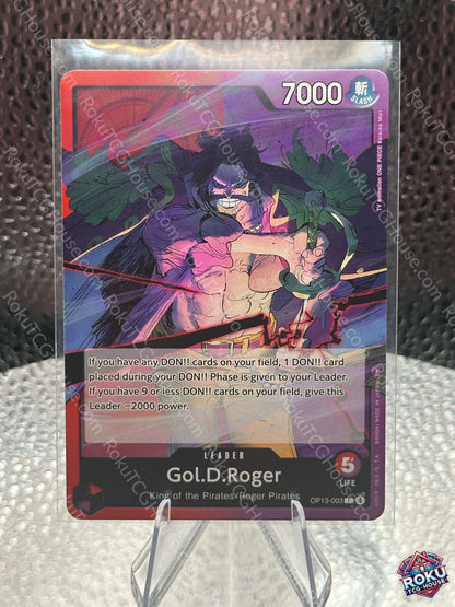 Gol D. Roger (OP13-003) - Carrying On His Will - One Piece Card (NM)