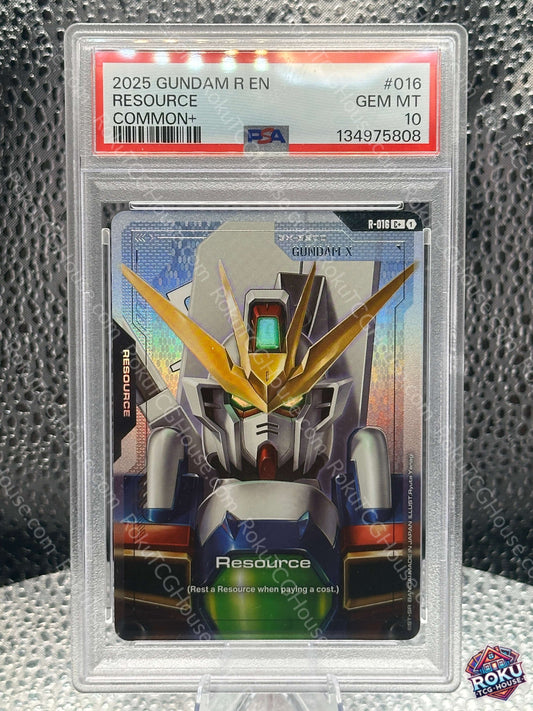 Resource (C+) (R-016) - Dual Impact - Gundam Card (PSA 10)