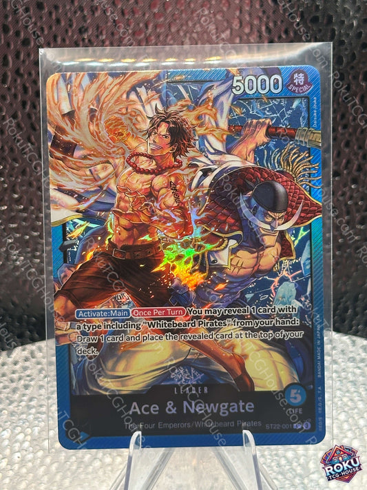 Ace & Newgate (ST22-001) - Starter Deck Cards - One Piece Card (NM)