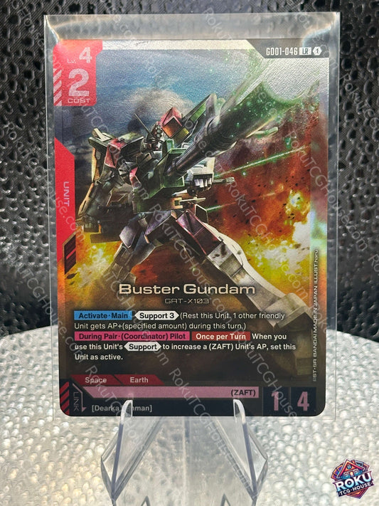 Buster Gundam (GD01-046) - Newtype Rising - Gundam Card (LP)