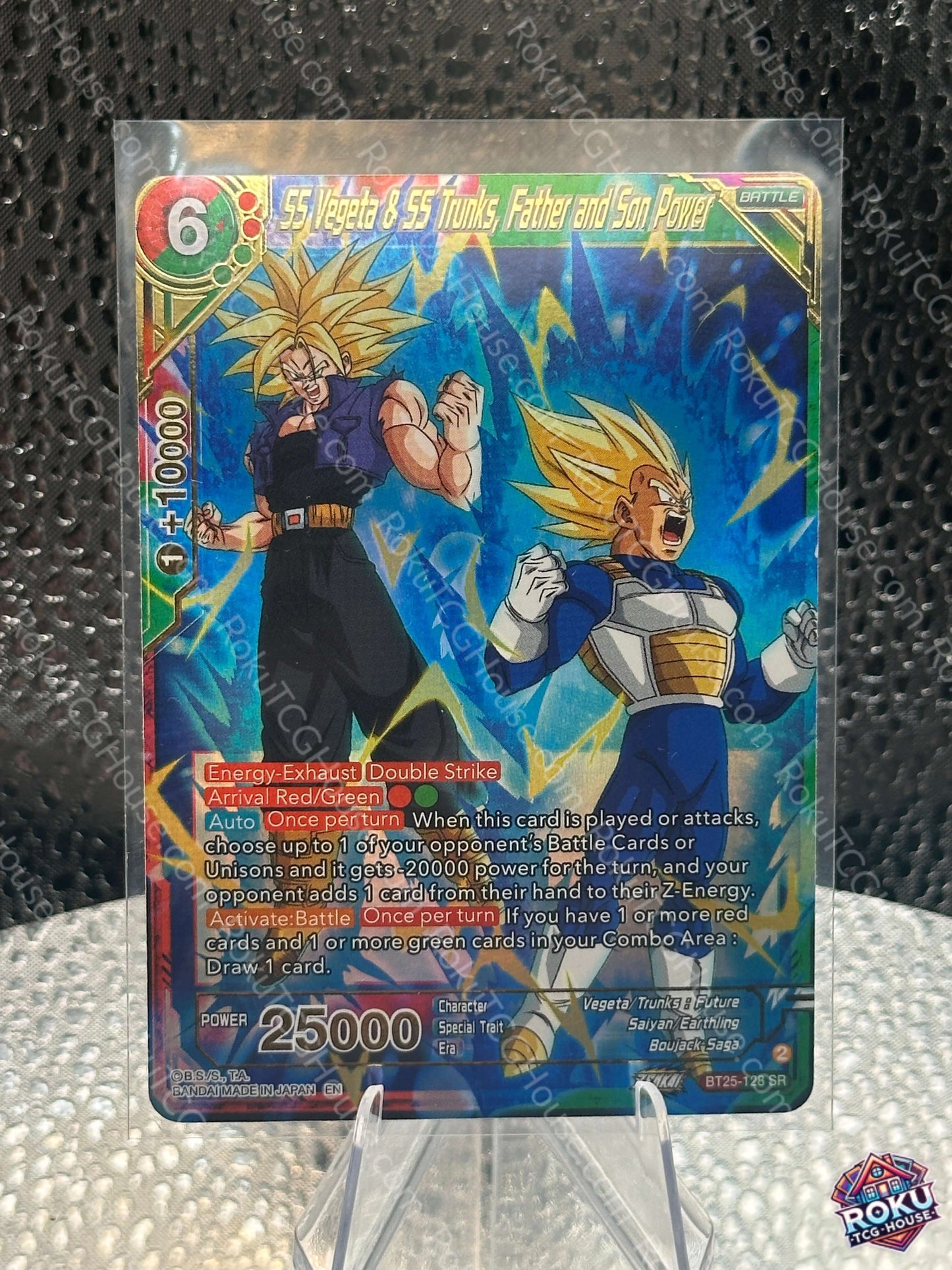 SS Vegeta & SS Trunks, Father and Son Power (BT25-128) - Legend of the Dragon Balls - Dragon Ball Super Card (NM)