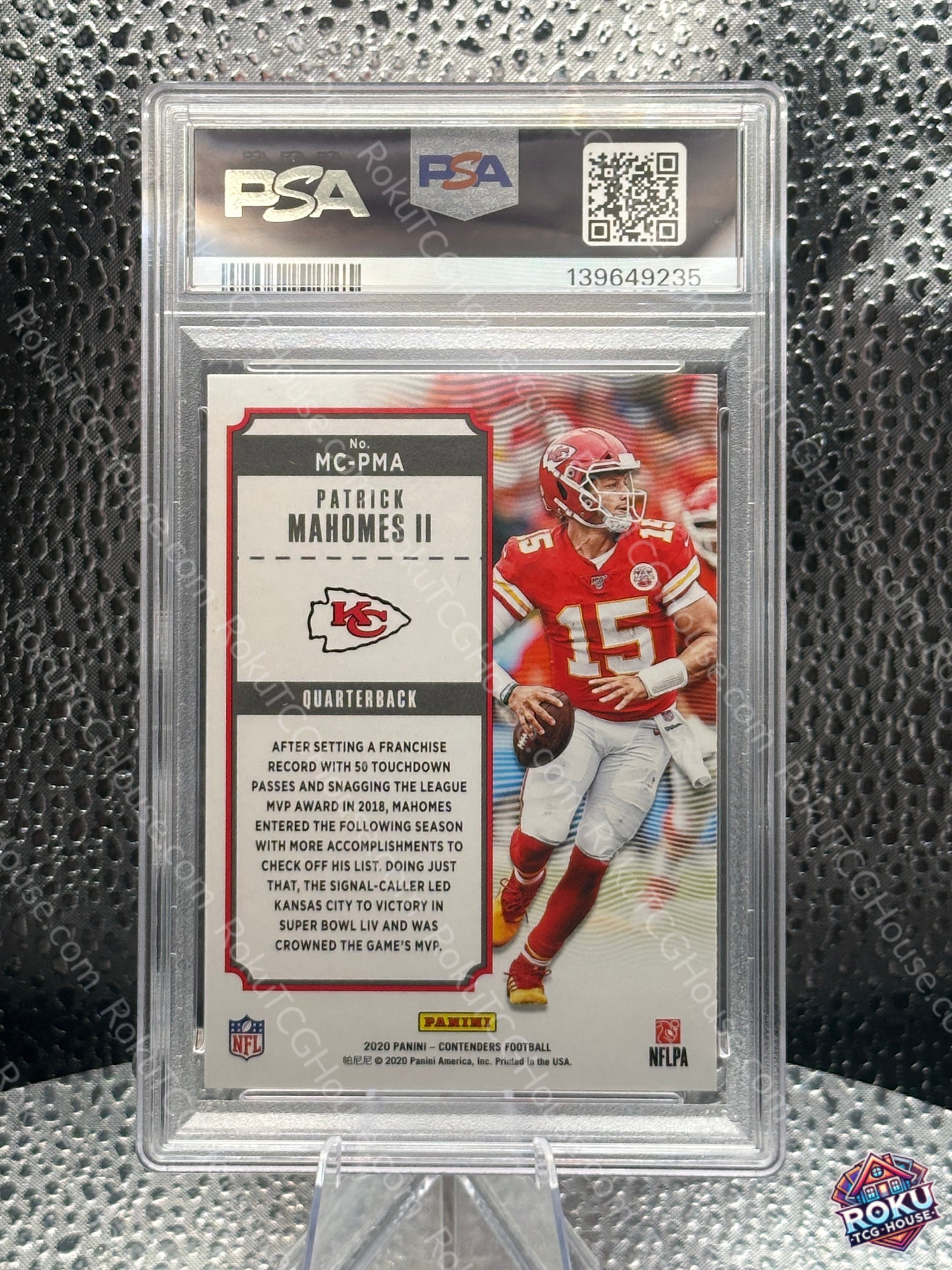 Patrick Mahomes II - 2020 Panini Contenders MVP Contenders - NFL Card (PSA 10)