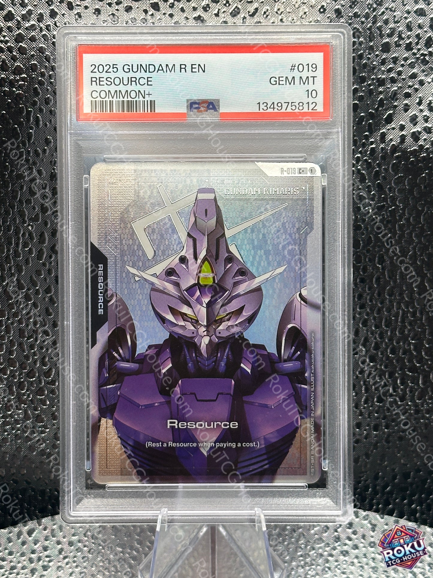 Resource (R-019) (C+) - Dual Impact - Gundam Card (PSA 10)