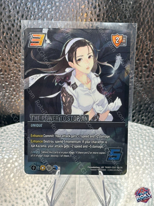 The Power To Stop Jin (TK801-CD2 18/19) - TEKKEN 8 - Universus Card (NM)