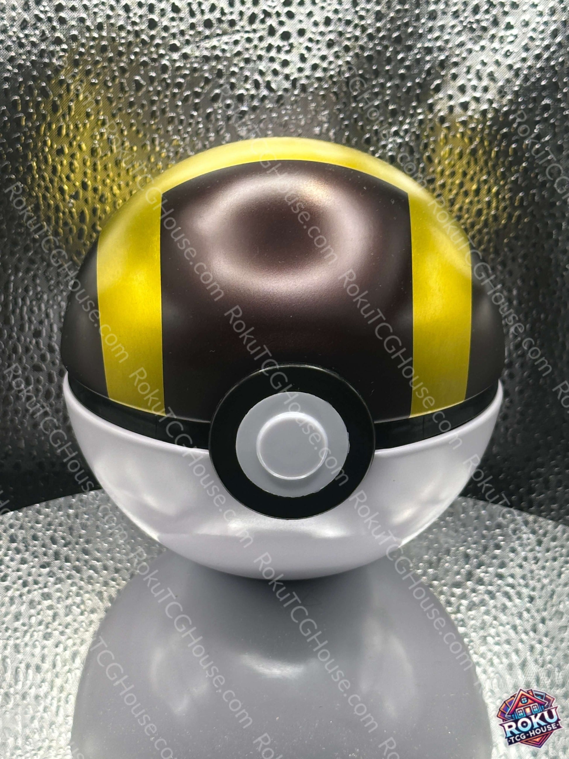 Pokeball yellow ultra ball style - play use empty collectible