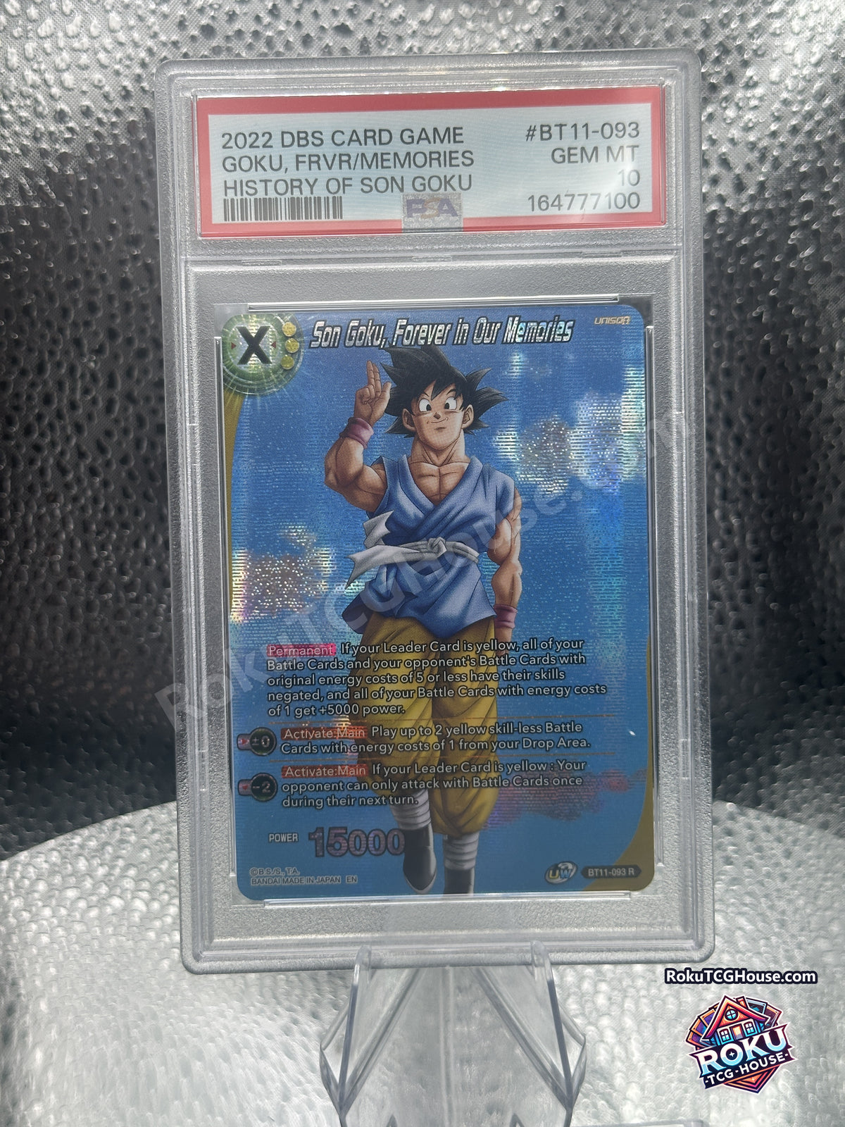 Son Goku, Forever in Our Memories PSA 10 - front