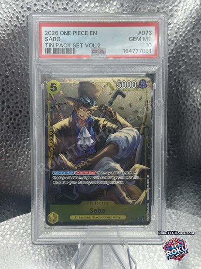Sabo PSA 10 - front