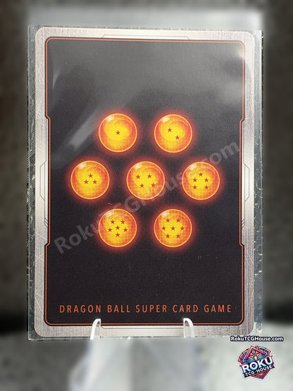 SS4 Bardock, Spirit Resonance Event Pack 10, Alternate Foil BT14-122 Near Mint back - RokuTCGHouse - background blurred