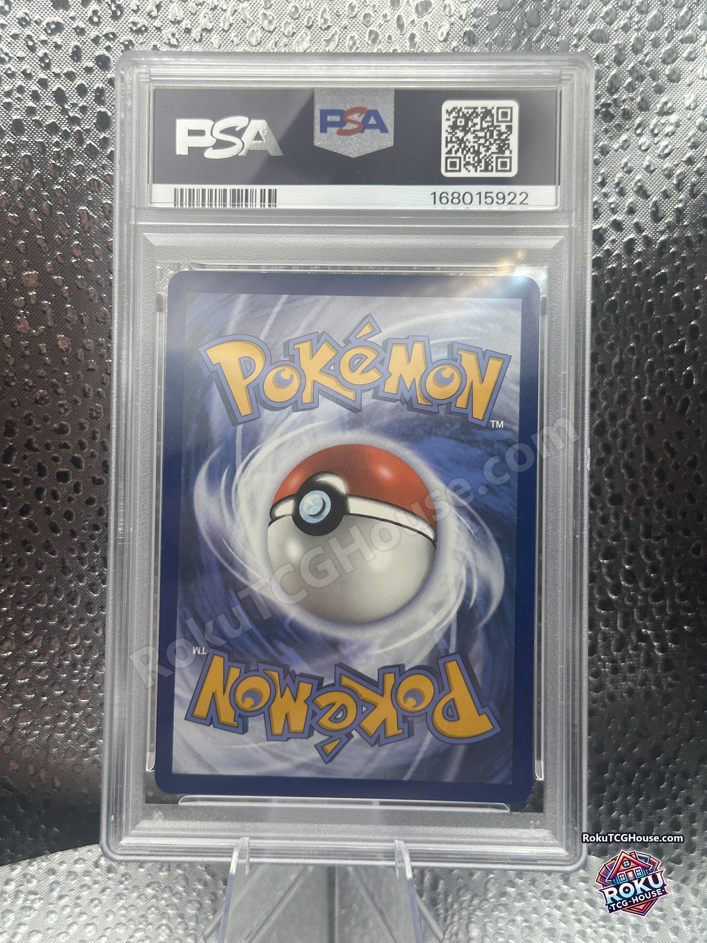 Blaziken V PSA 10 slab back with cert 168015922