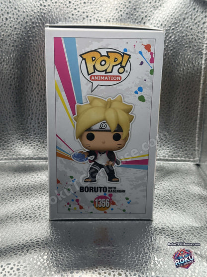 Boruto with Rasengan Funko Pop #1356 - other side of box