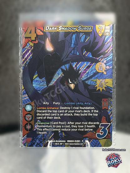 Dark Shadow Surge (Class Reunion Limited Edition Collector's Pack) MHA04-CLR01 P 7/11, Near Mint UniVersus card — front