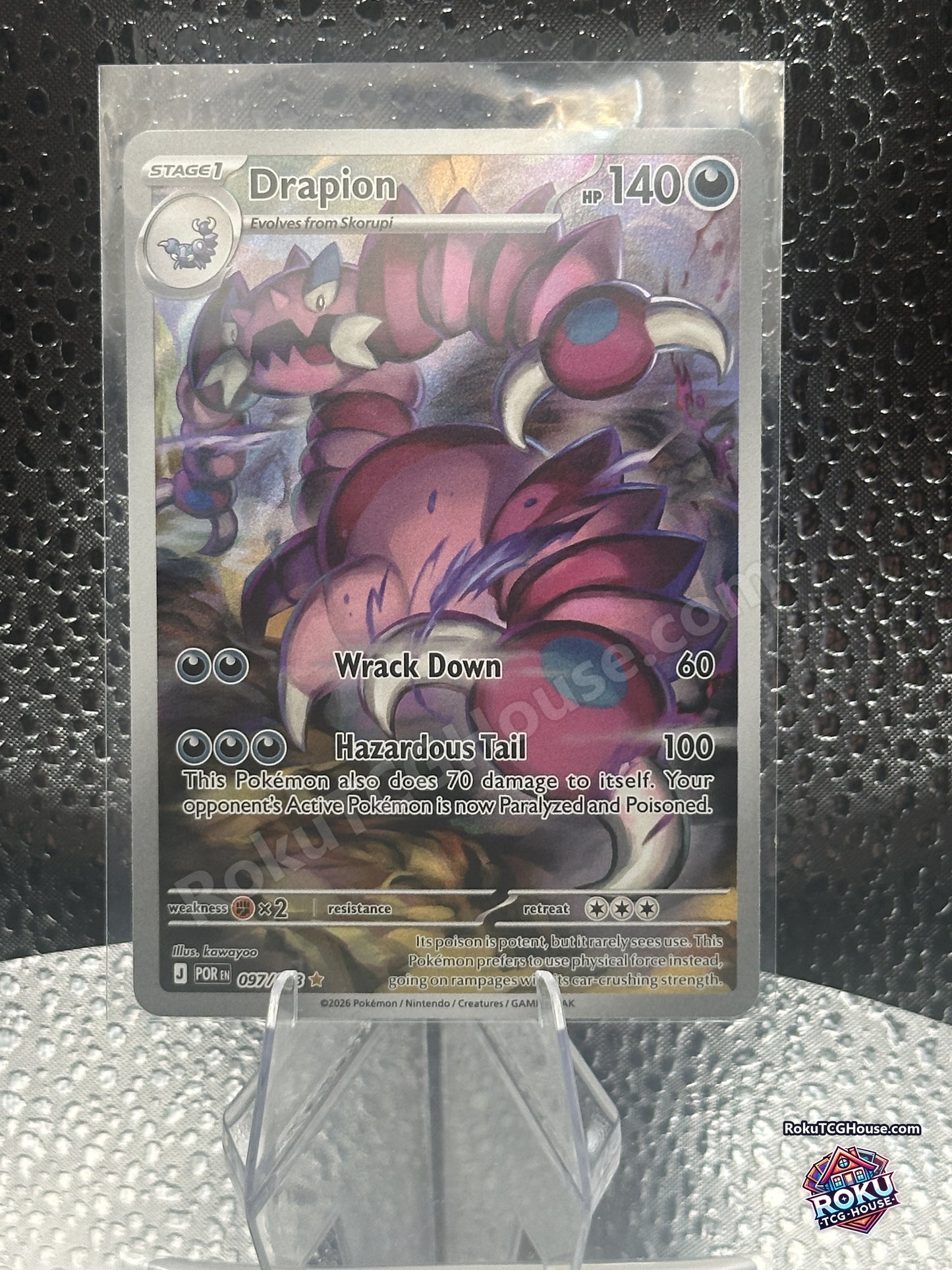 Drapion 097/088 Perfect Order Illustration Rare Near Mint front
