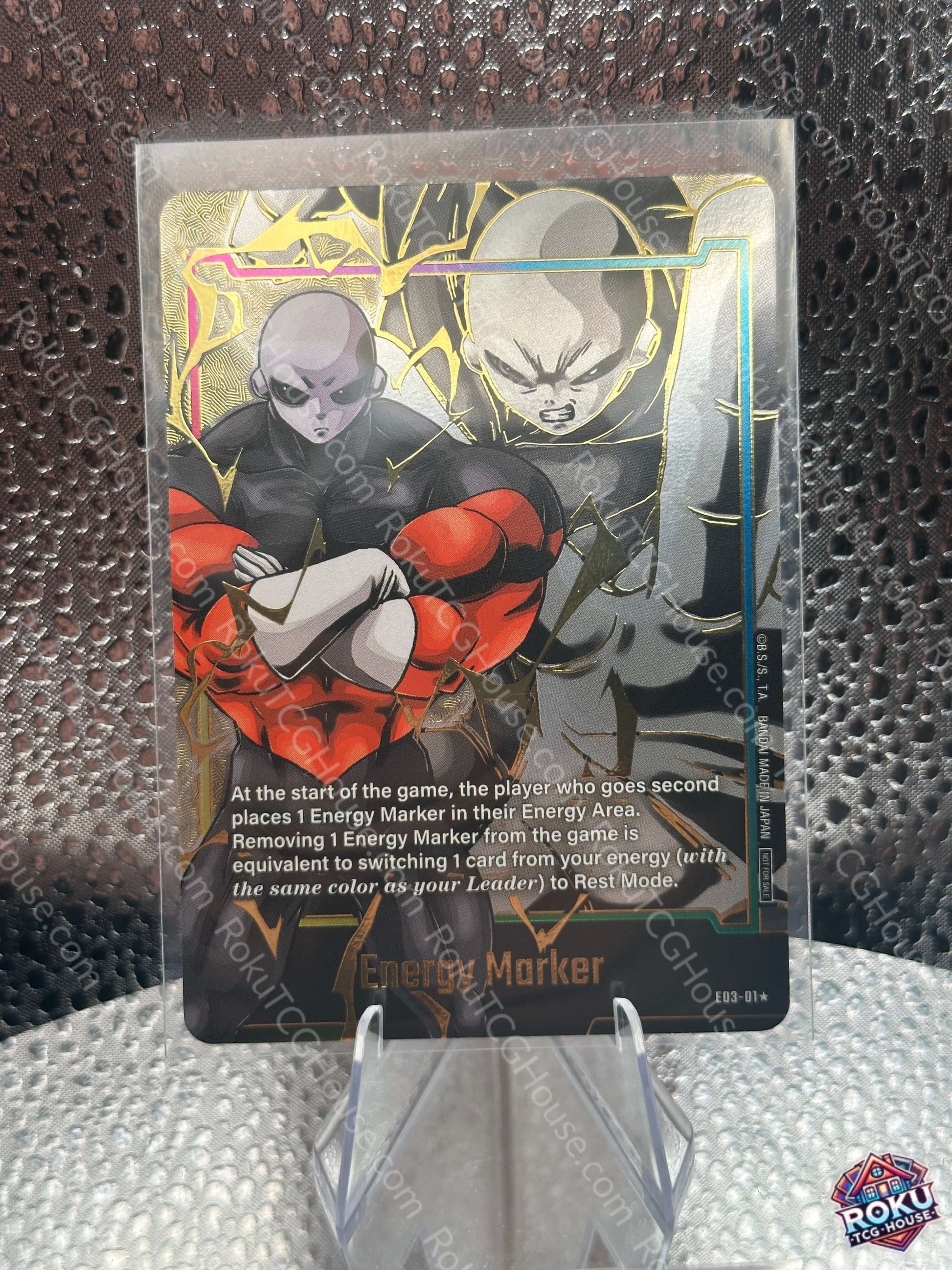 Energy Marker E03-01 Gold NM Holofoil - front