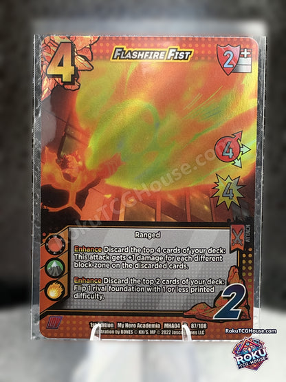 Flashfire Fist 087/108, Near Mint UniVersus card — front