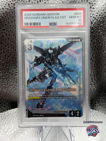 Graham's Union Flag Custom PSA 10 front