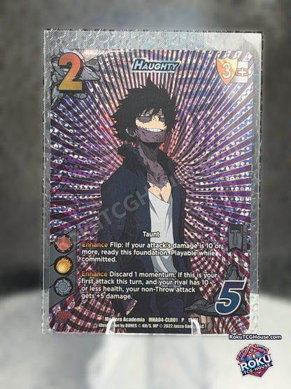 Haughty (Class Reunion Limited Edition Collector's Pack) MHA04-CLR01 P 11/11, Near Mint UniVersus card — front
