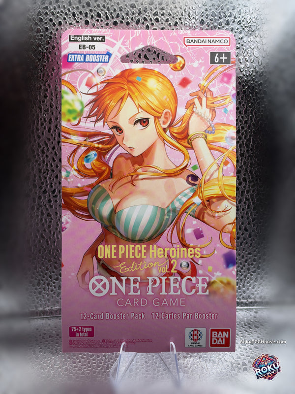 One Piece Heroines Edition Vol. 2 EB-05 English sleeved 12-card booster pack