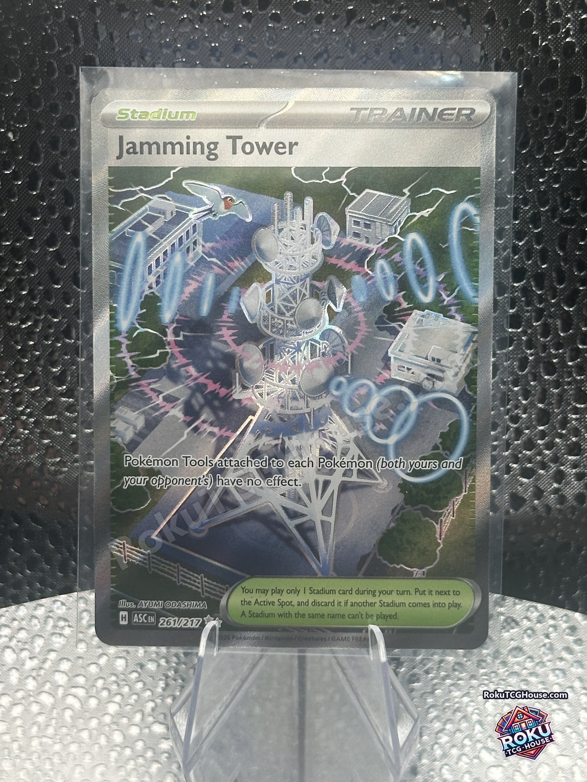 Jamming Tower 261/217 Ascended Heroes full art Stadium Near Mint front