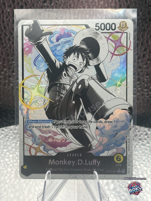 Monkey D Luffy ST29-001 Parallel Leader Starter Deck 29 Egghead Near Mint front