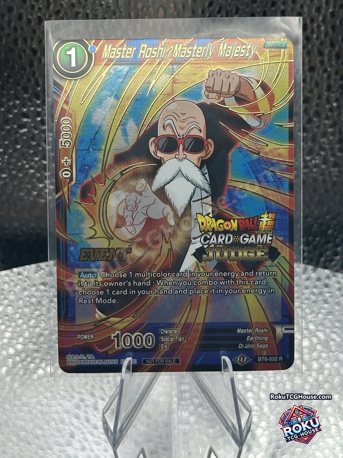 Master Roshi, Masterly Majesty BT8-032 front
