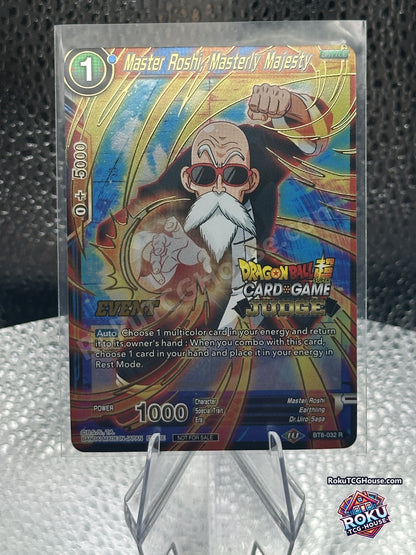 Master Roshi, Masterly Majesty BT8-032 front