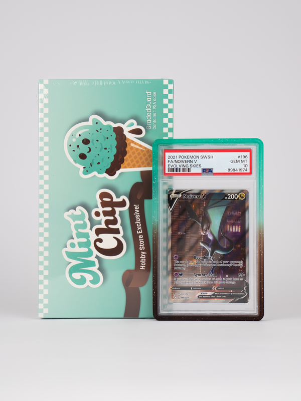 Mint Chip Hobby Store Exclusive Graded Guard with packaging; example PSA slab not included