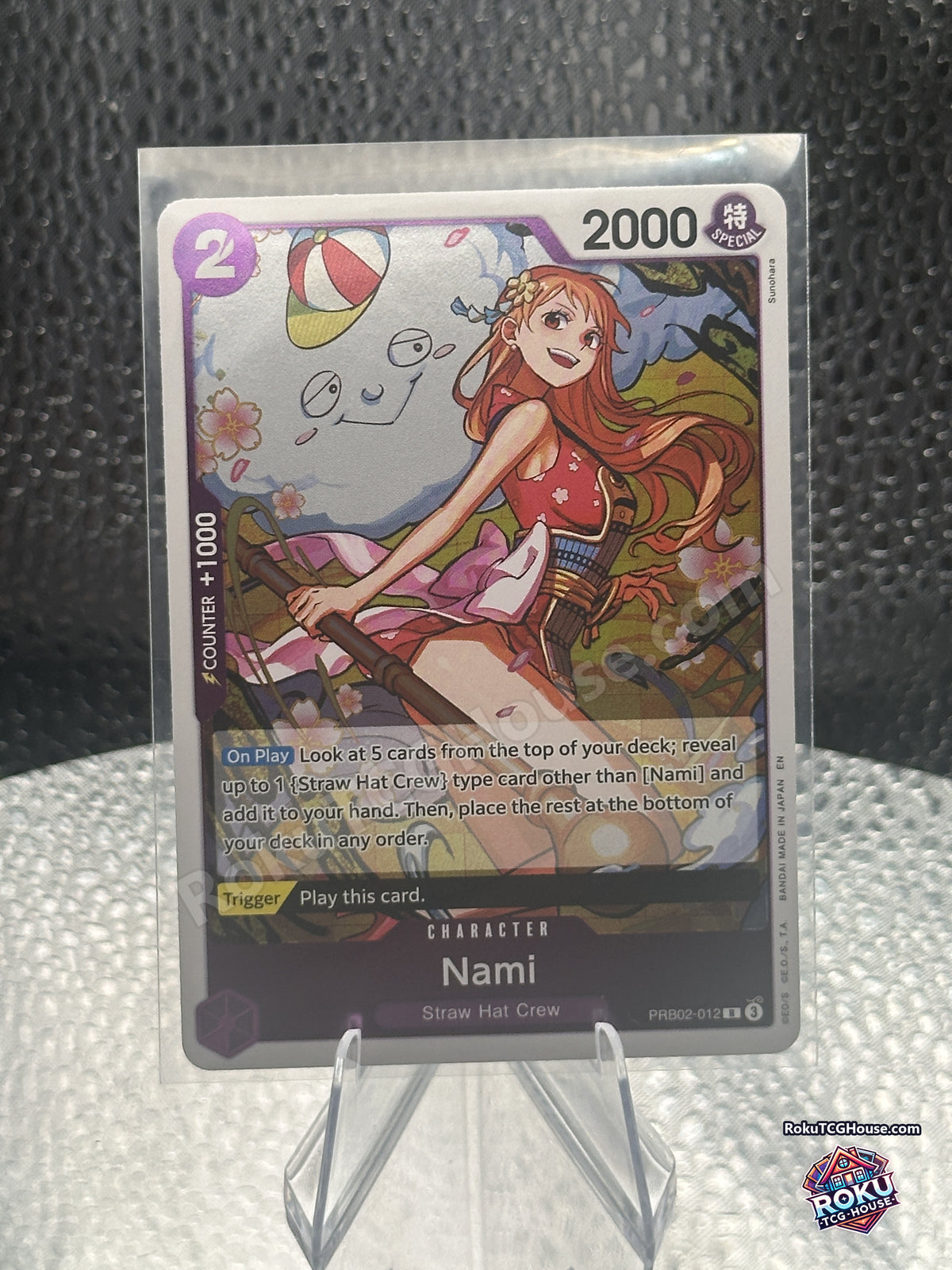 Nami PRB02-012 Premium Booster The Best Vol. 2 Near Mint front