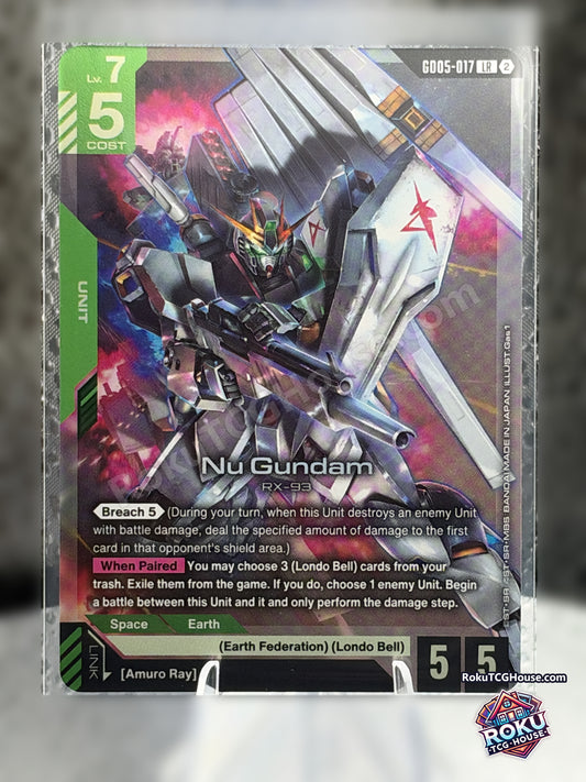 Nu Gundam LR GD05-017 - front photo - RokuTCGHouse