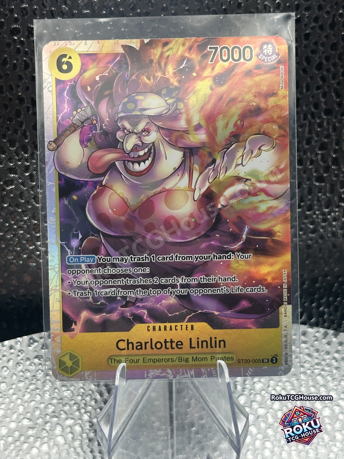 Charlotte Linlin ST20-005 One Piece super rare foil card front