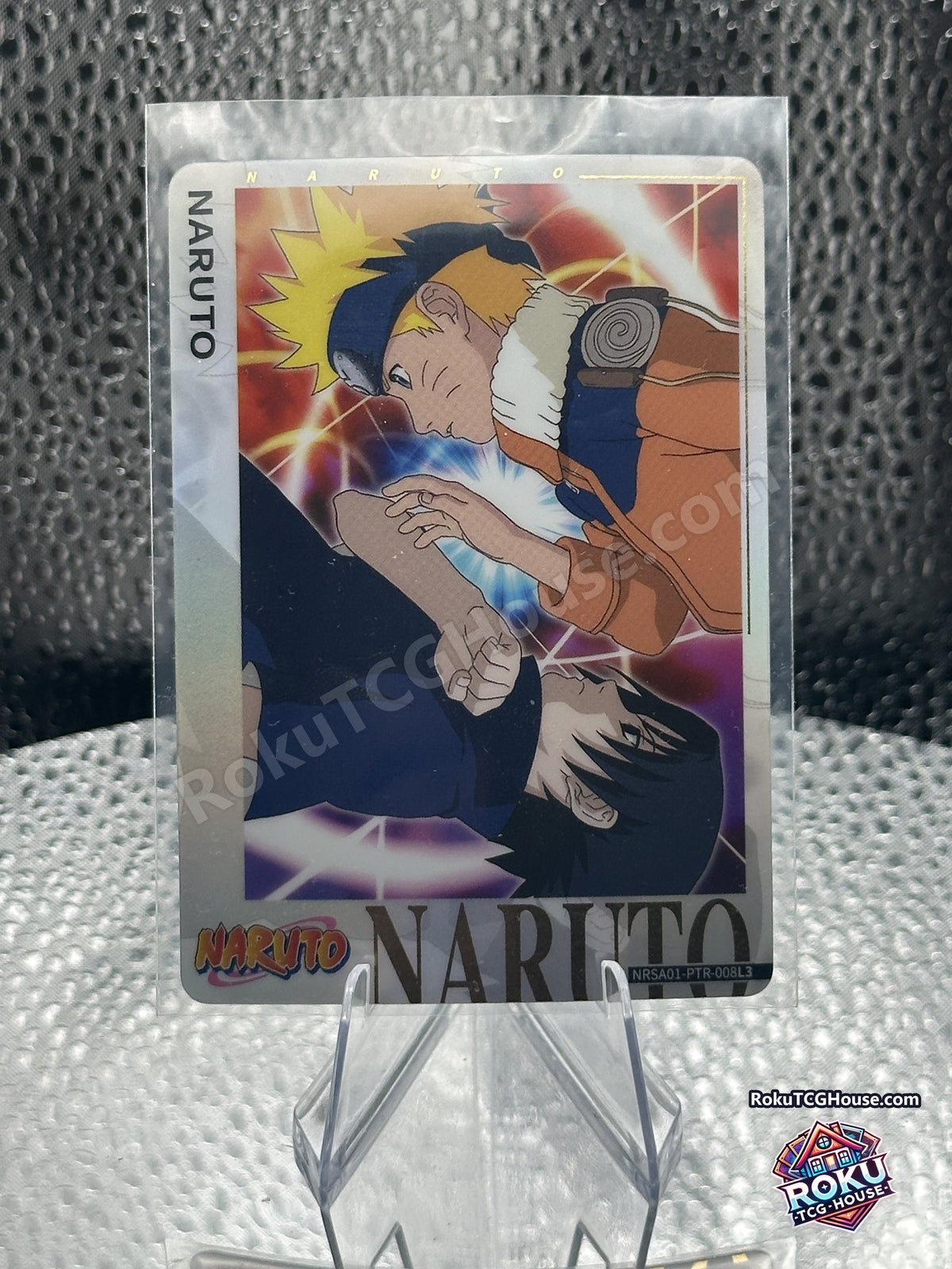 Naruto and Sasuke Heaven Scroll NRSA01-PTR-008L3 Kayou Series 1 card front