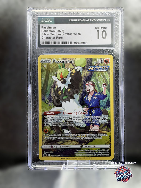 Passimian TG08/TG30 English CGC 10 slab — front