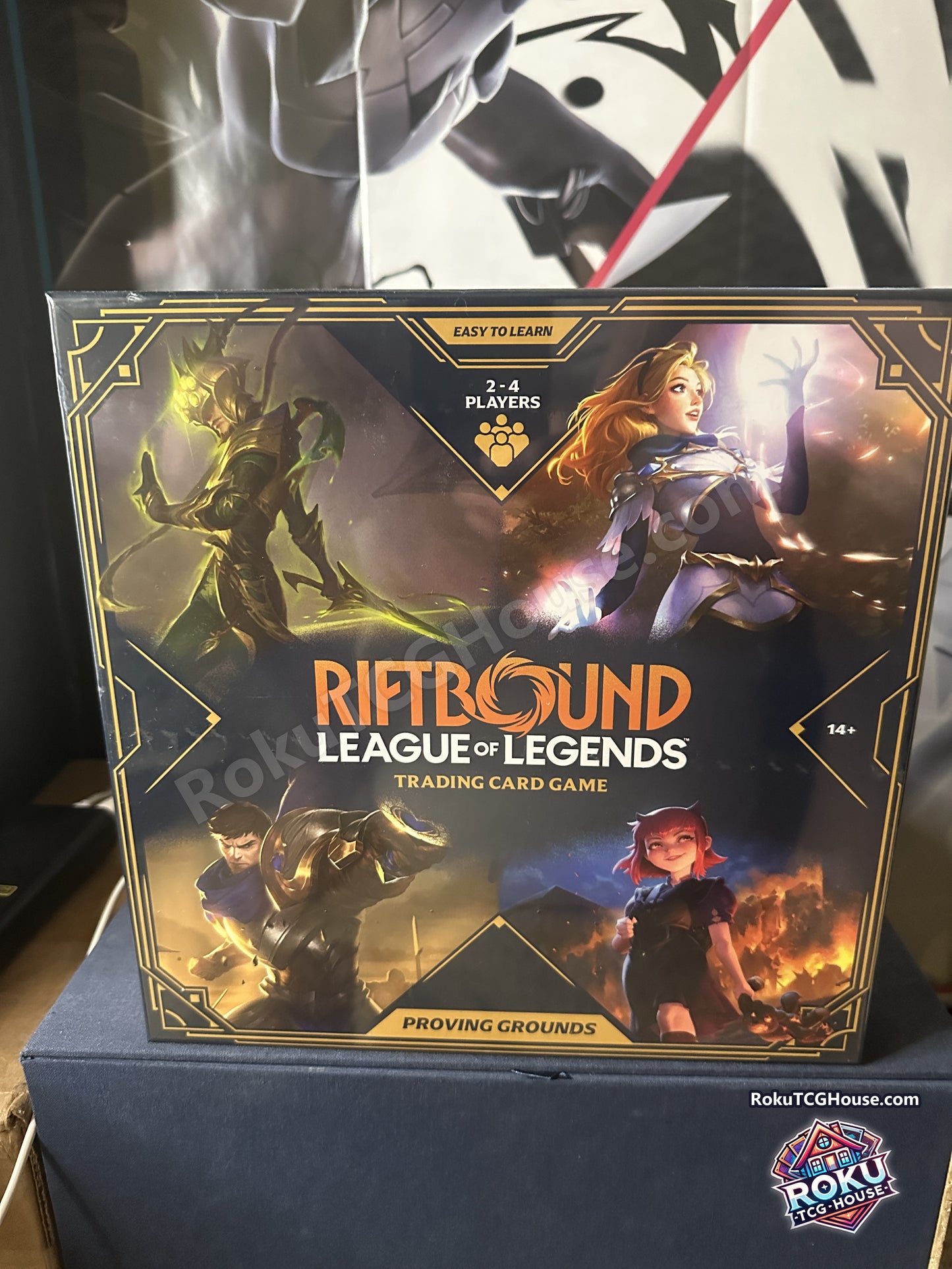 Riftbound League of Legends TCG Proving Grounds box set, sealed, front
