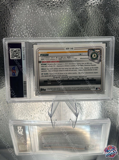 Robert Puason 2020 Bowman Chrome Prospects #BCP145 PSA 10 - back