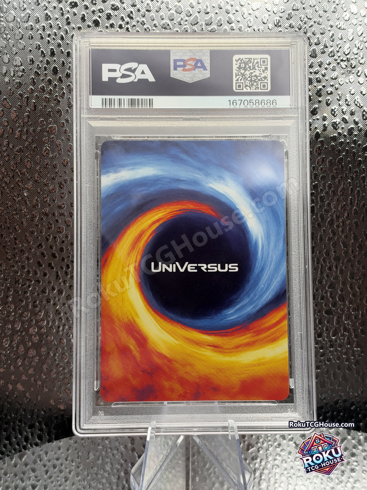 King Ghidorah, Emperor of the Cosmos 1, PSA 6 cert 167058686, back - RokuTCGHouse watermarked photo