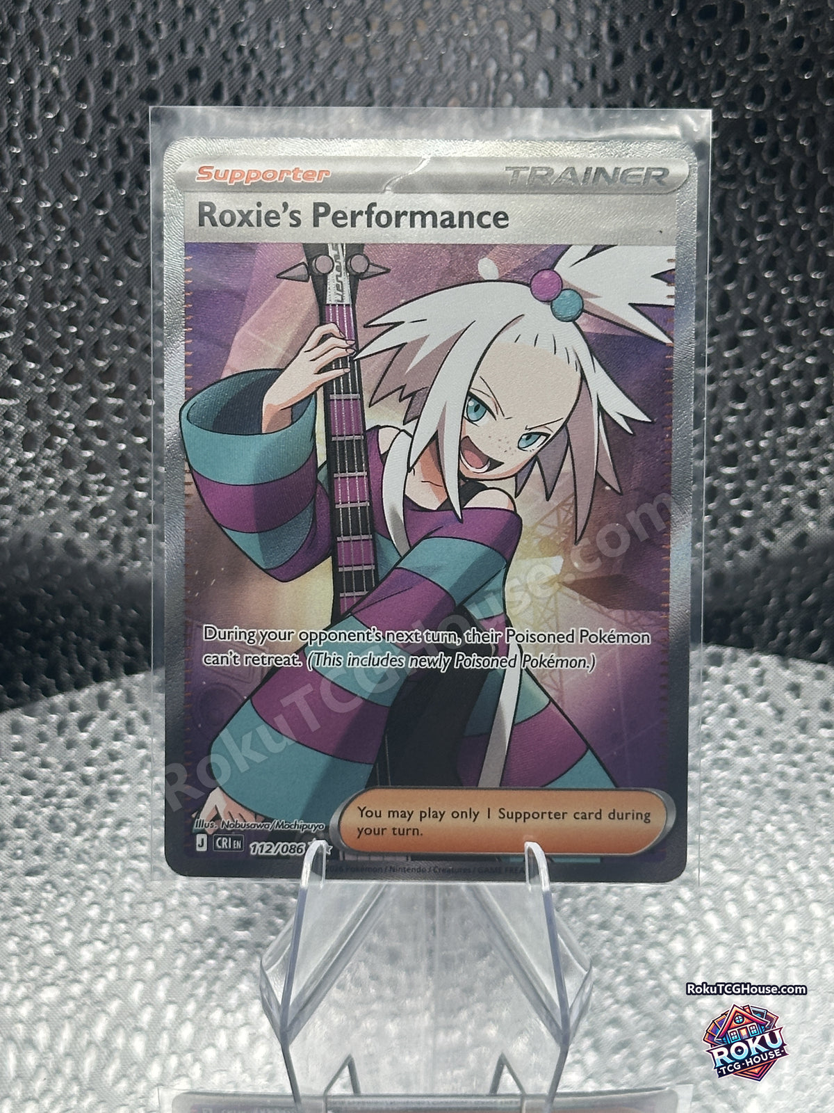 Roxie's Performance (112/086) - Chaos Rising, front